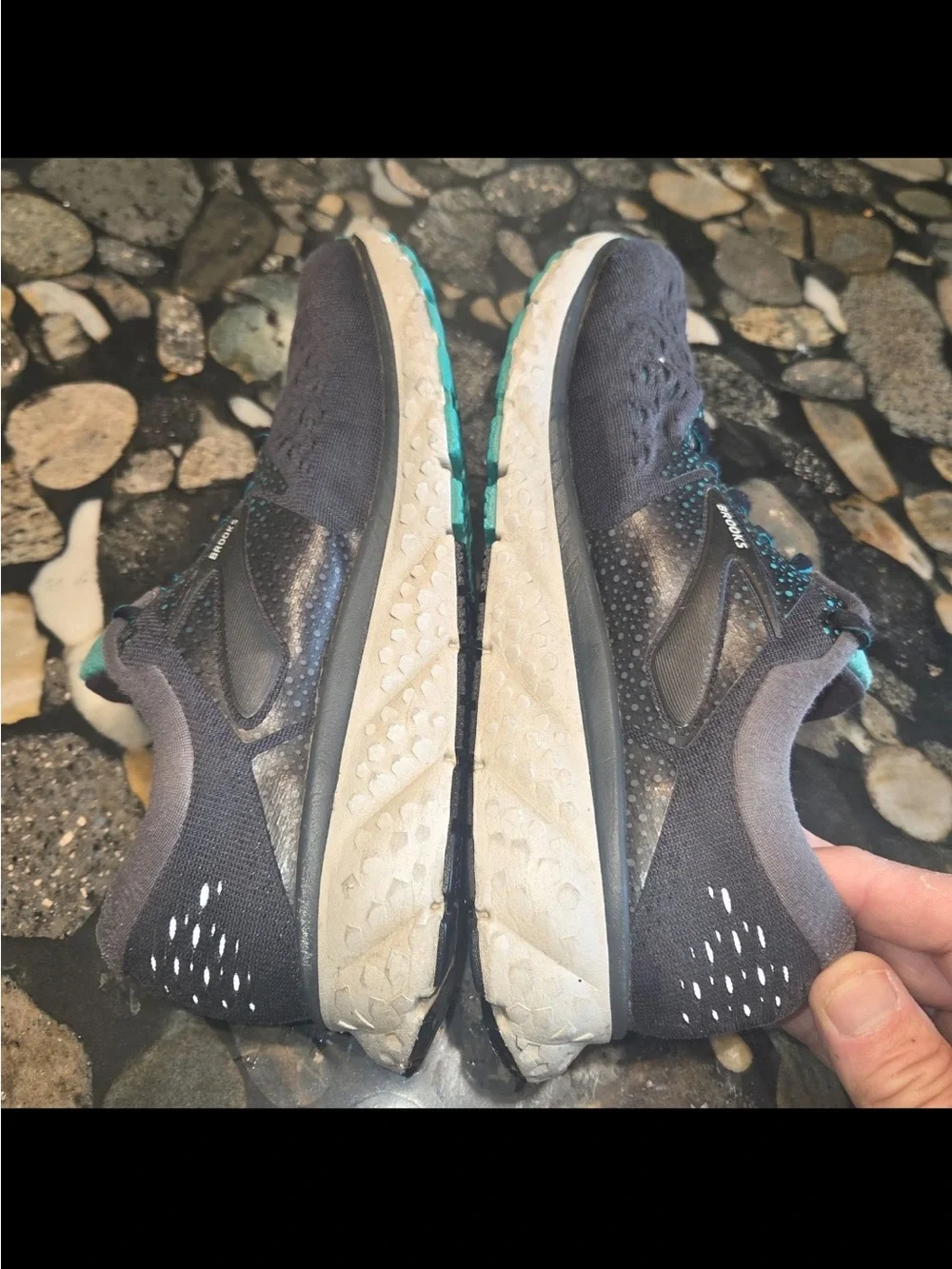 Brooks Glycerin 16 Women's Running Shoes Gray Teal Athletic Sneakers Size 11 - Picture 5 of 7